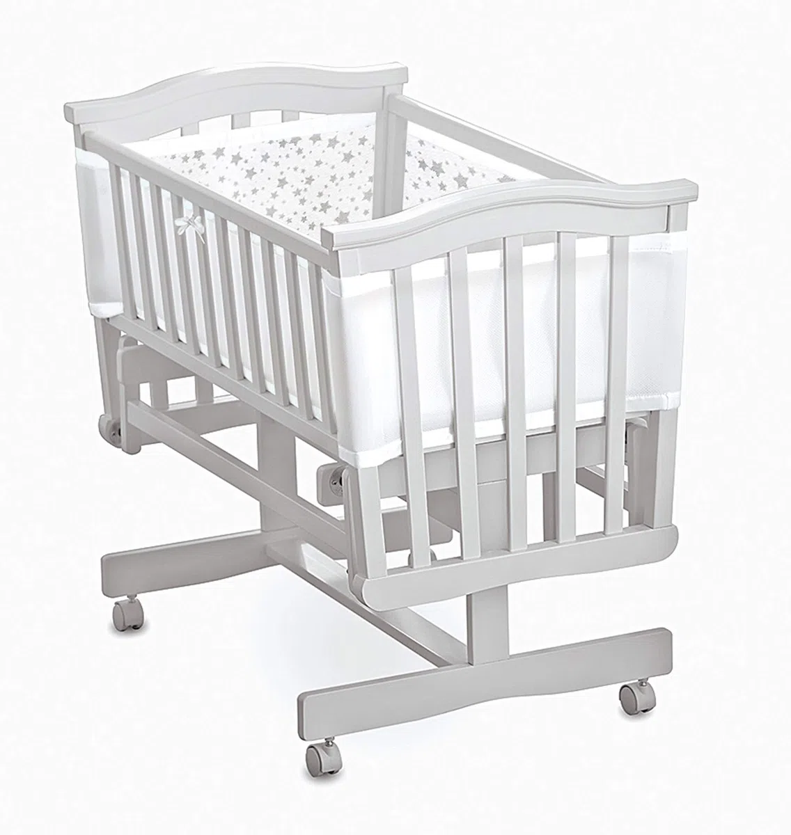 BreathableBaby Tour de berceau (motif étoiles scintillantes)