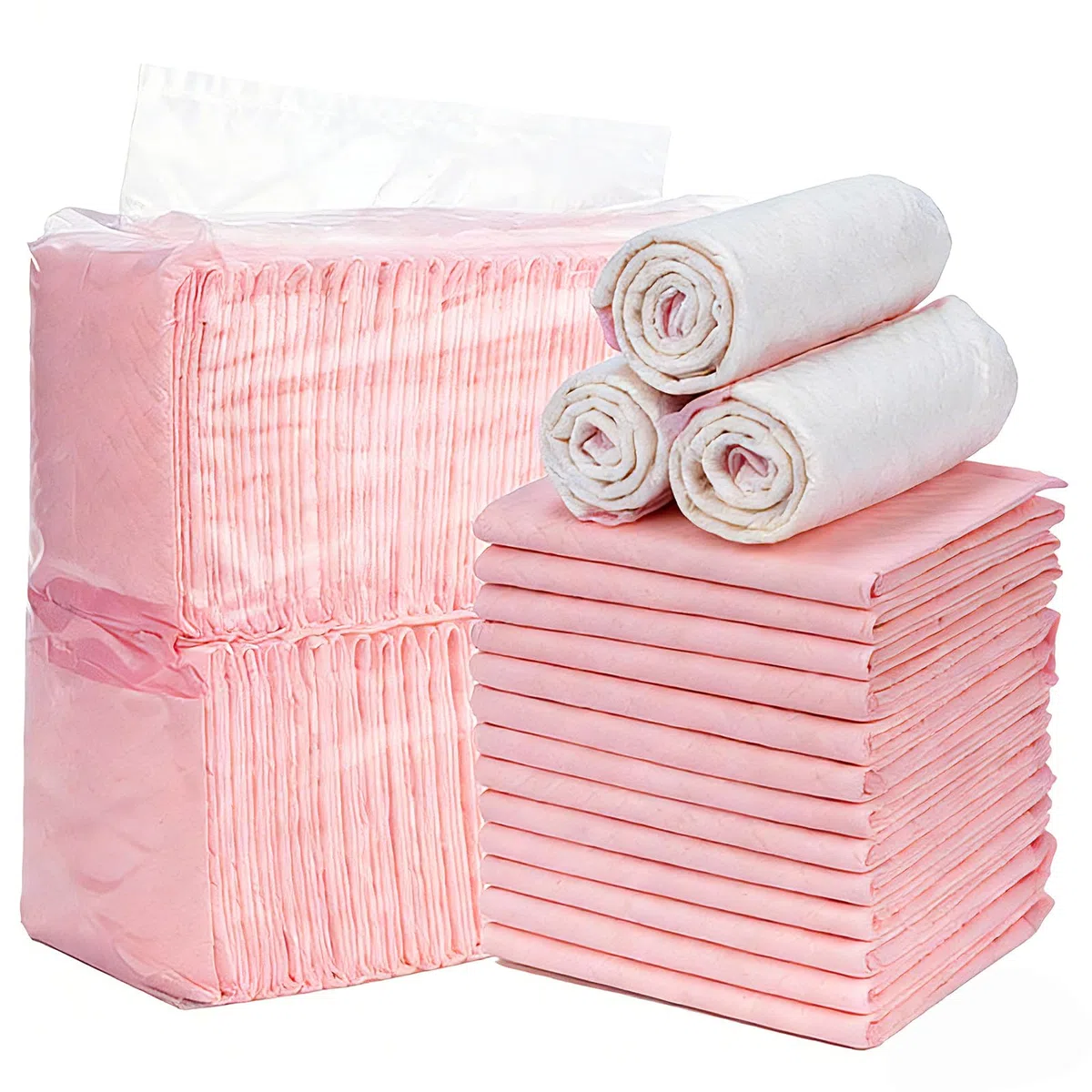 Lot de 100 Alese Jetable Bebe, Matelas à Langer pour Bebe 33 × 45cm, Tapis de Change Respirantes Ultra Doux, Anti-Fuite, Imperméables pour Table à Langer et Lit Bebe
