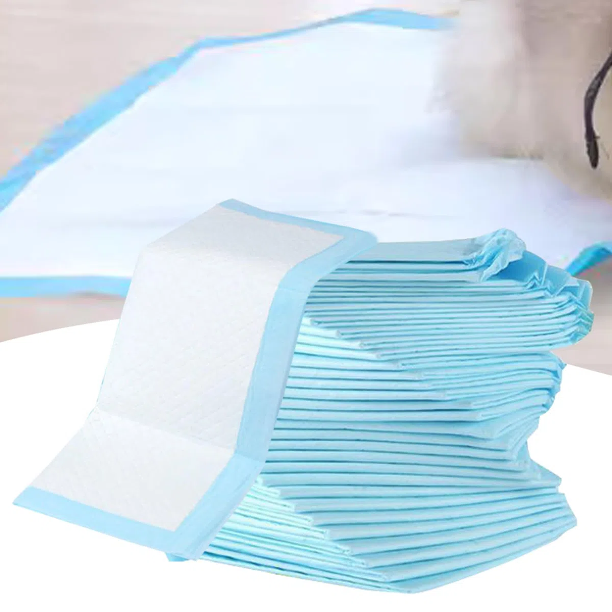 - Tampons À Langer De 13x18 Pouces - Doublures Imperméables Jetables De 100 Pc, Tapis De Protecteur À Changement De Couches, Tampon Soufflant, Pads Pour Adultes À L'épreuve Des Fuites