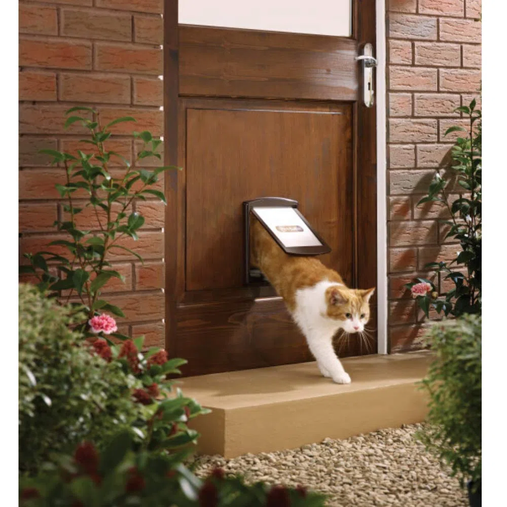 PetSafe - Extension de tunnel (S) pour Chatière, Compatible avec Porte pour Animaux d'Origine Staywell à 2 positions (série 700) - Petit, Brun