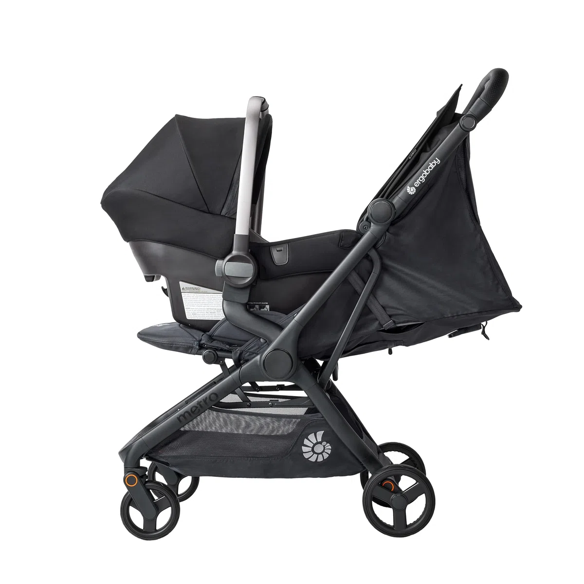 Adaptateurs siège auto Ergobaby Metro 3, accessoire pour Poussette Metro 3 pour un transfert facile de la voiture à la poussette