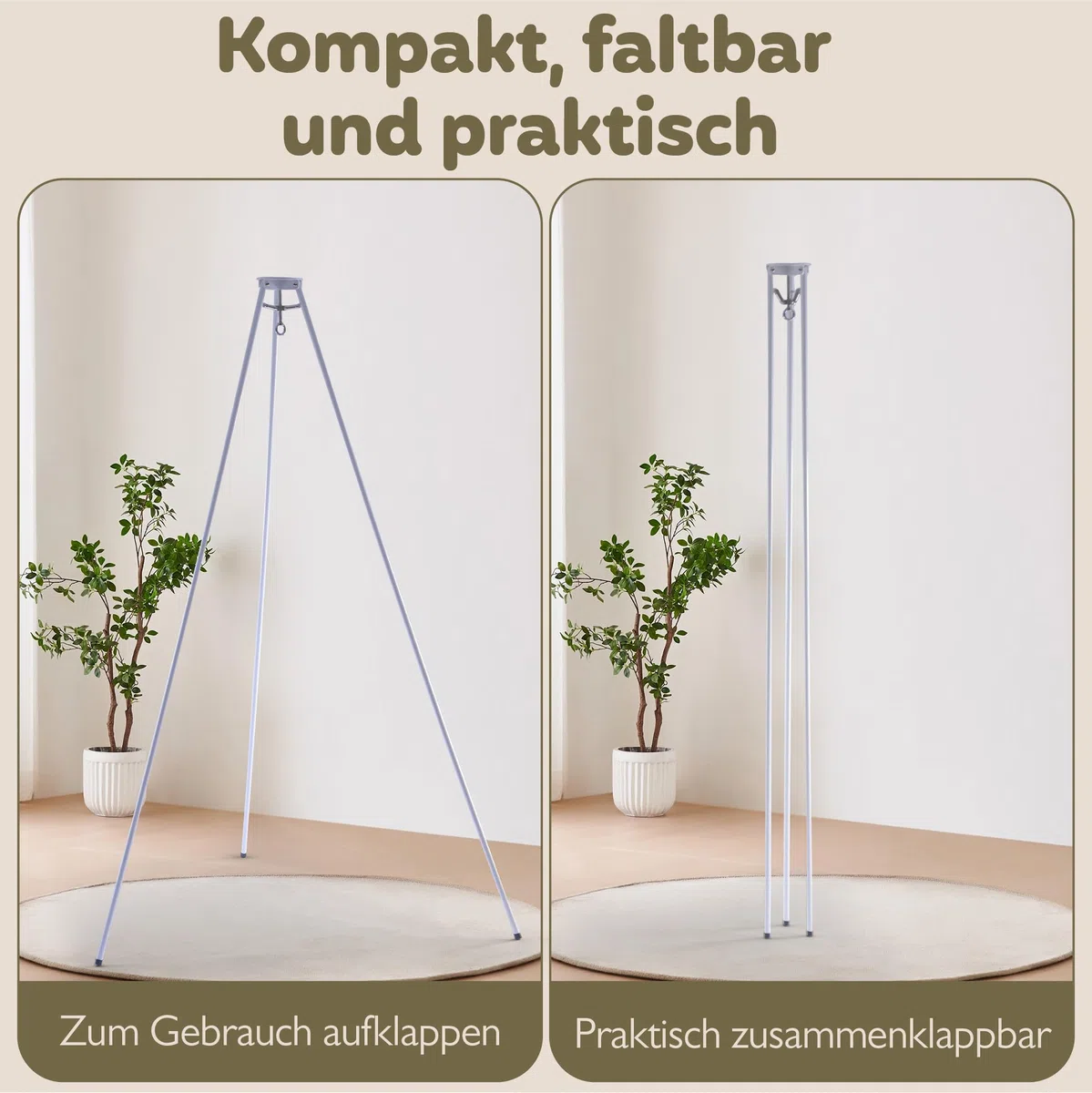 MALARA Support à ressort pour hamac de bébé, cadre de hamac pour bébé, cadre stable et durable, spécialement conçu pour accrocher des berceaux à ressort.