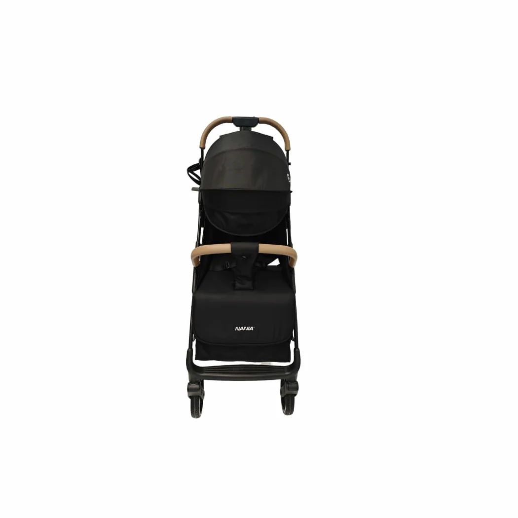 Nania Lexy, poussette citadine compacte, 0 à 4 ans (22kg max), légère (7,5 kg), poussette canne, inclinable d’une main en position allongée, Habillage pluie, couvre-jambe